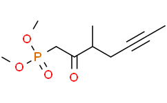 Phosphonic acid (3-methyl-2-oxo-5-heptynyl)-, dimethyl ester 70073-58-4